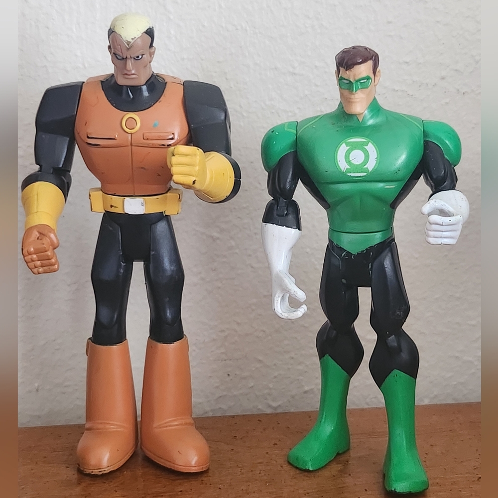 2 Action Figures- DC Comics Batman, Cartoon Network The Secret Saturday Doc